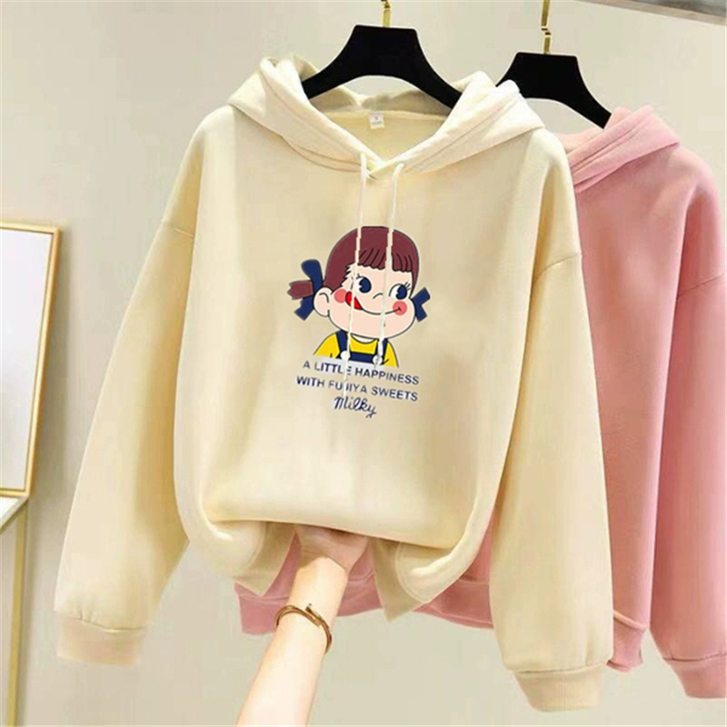 Chợ đêm quần áo bán buôn áo len mùa thu và mùa đông Áo quần áo của phụ nữ nhà máy bán hàng trực tiếp giải phóng mặt bằng trùm đầu cộng với áo khoác nhung - Áo len