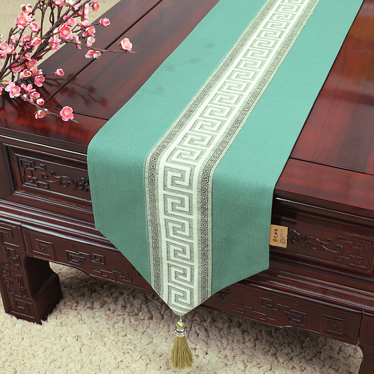 Mới Trung Quốc Zen bảng bảng cờ hiện đại tối giản chenille bàn cà phê vải hiên TV tủ cờ Trung Quốc gió giường cờ - Khăn trải bàn thảm trải bàn ăn