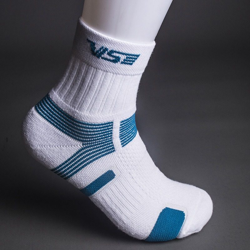 Weichen Socks Men Sports Socks Pure Cotton Socks Sport Middle Barrel Basketball Girls Badminton Towels Bottom Tide Socks Thickened-Taobao