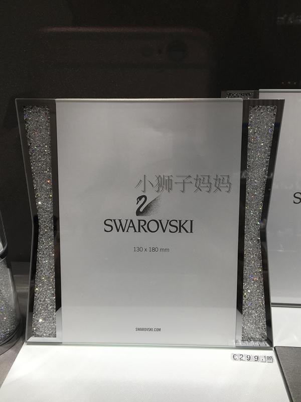 Now Available at Italian Counters, Genuine Swarovski with Global Warranty, Silver Large Photo Frame 5236080
