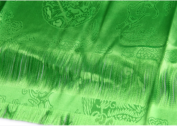 Hada Accessories Jacquard Dark Flower Dragon and Phoenix Pattern Auspicious Pattern Extended and Widened Hada 240*43cm Bulk Shipment