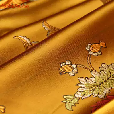 Buddhist eight auspicious thickened silk embroidery jacquard Hada batch hair Silk Hada boutique silk cloth large size