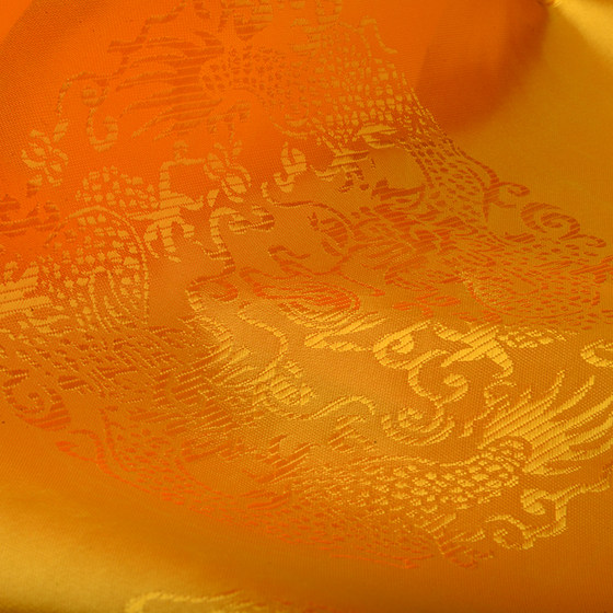 Tibetan handmade boutique 73*73cm golden dragon pattern jacquard covered with gold cloth storage bag book bag Tibetan large size