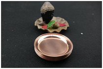 Tibetan ethnic pure copper water purification dish 11cm tribute cup supply cup water supply dish water bowl water purification cup holy water cup water purification saucer