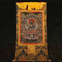 Twenty-One Mothers Boutique Thangka Painting Tibetan Hanging Painting Praede Handmade Finely Mounted Cloth Printed Gold Thread Thangka Buddha Statue