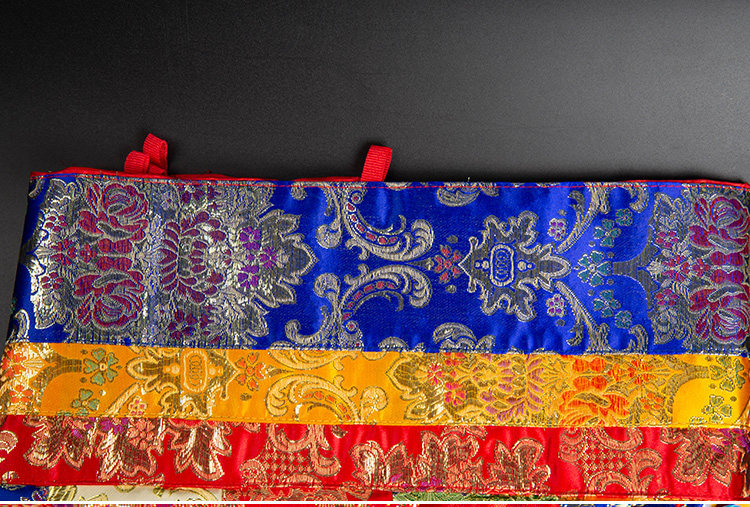 Буддийский сувенир 五色藏式帷幔堂装饰用品八吉祥普玛墙围挂帘庙用品一层