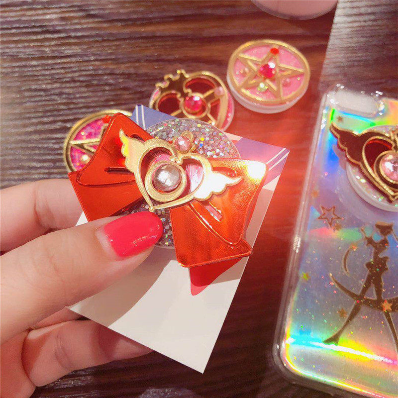 Sailor Moon Phone Holder Pink Five-Pointed Star