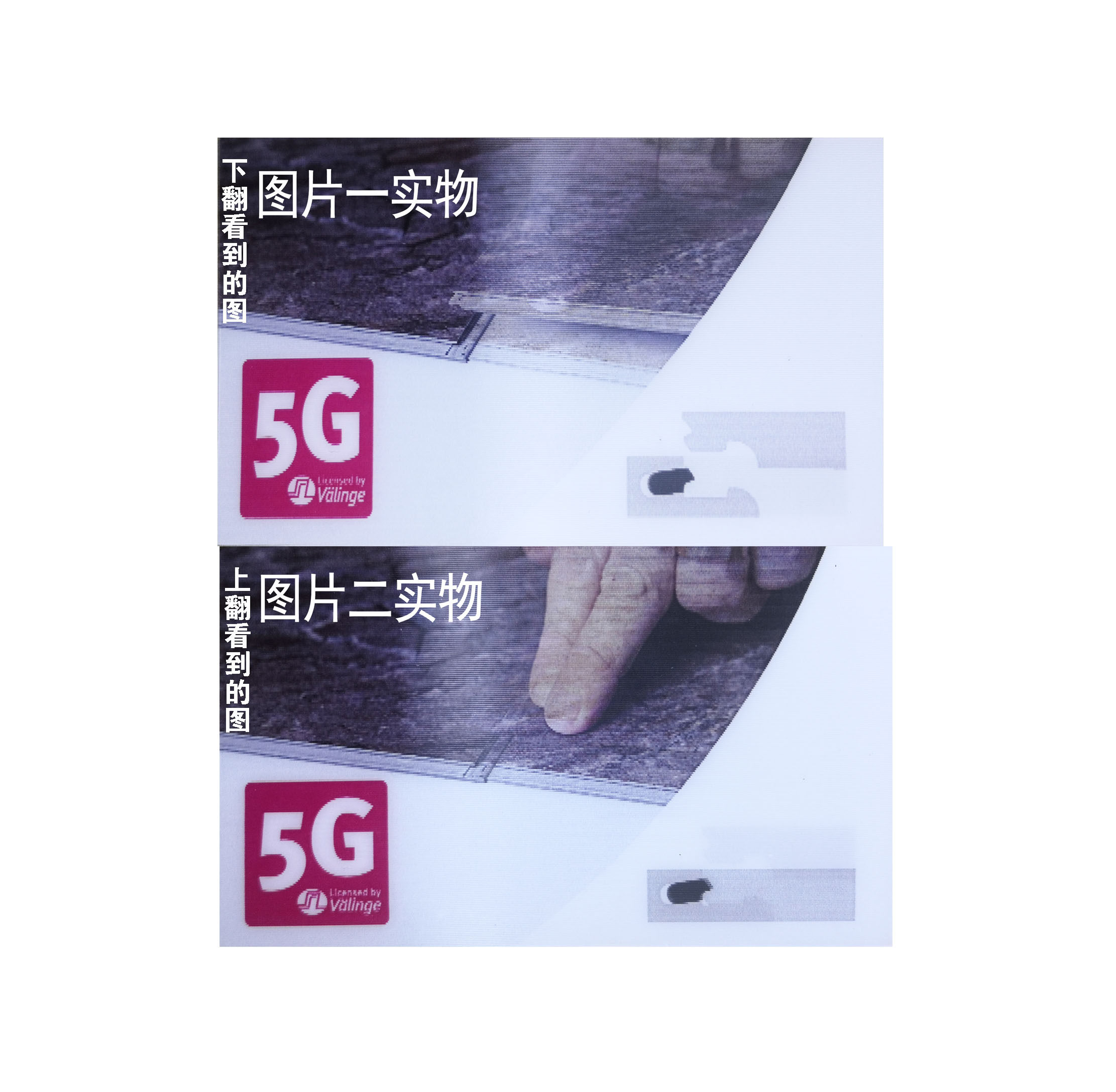 Special offer variable picture animation flash card dynamic two change face change pattern personalized business card raster card customization