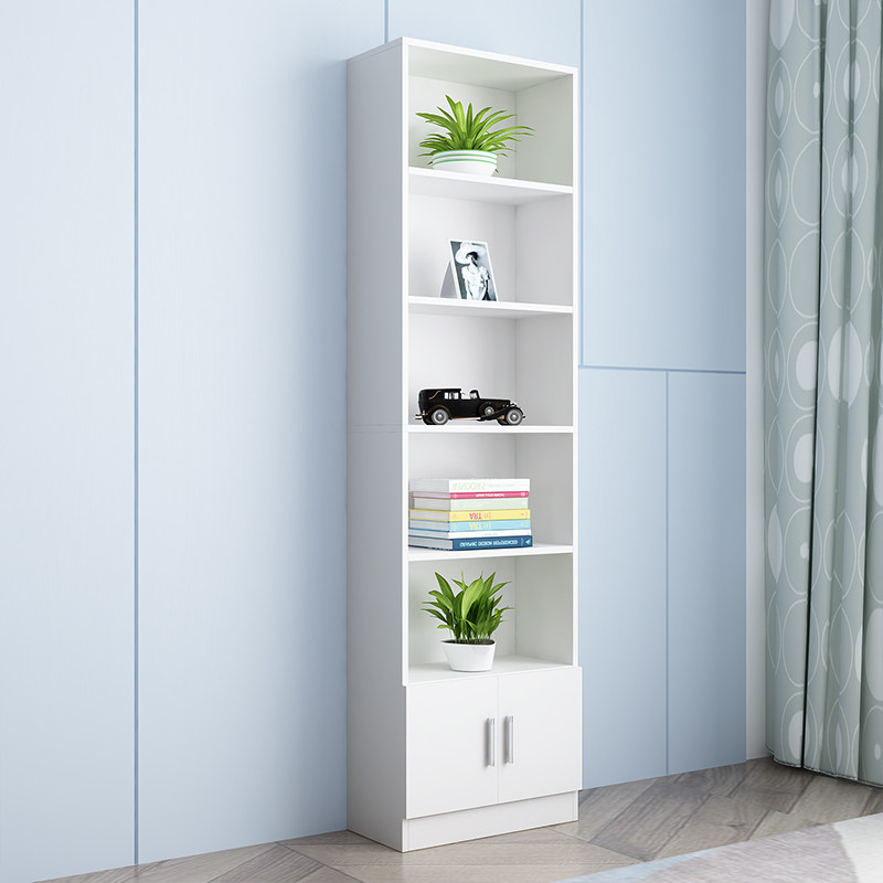 Modern minimalist bookshelf bookcase simple landing children's bookcase narrow cabinet student bookcase custom bookshelf storage cabinet
