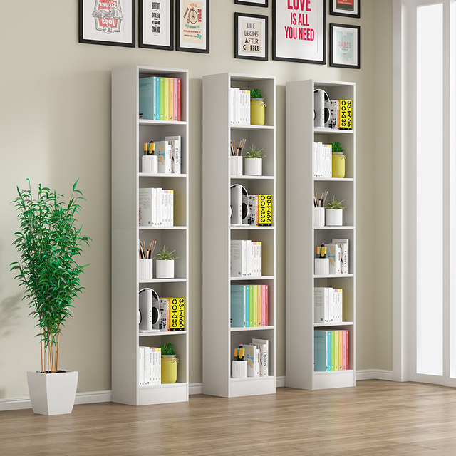 Modern simple bookshelf bookcase student children's storage rack simple floor-standing bookshelf storage rack economical small shelf