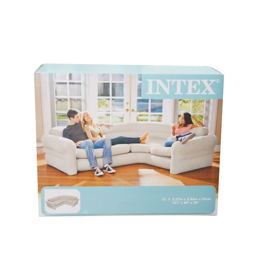 INTEX Складной надувной современный изогнутый диван, популярно в интернете