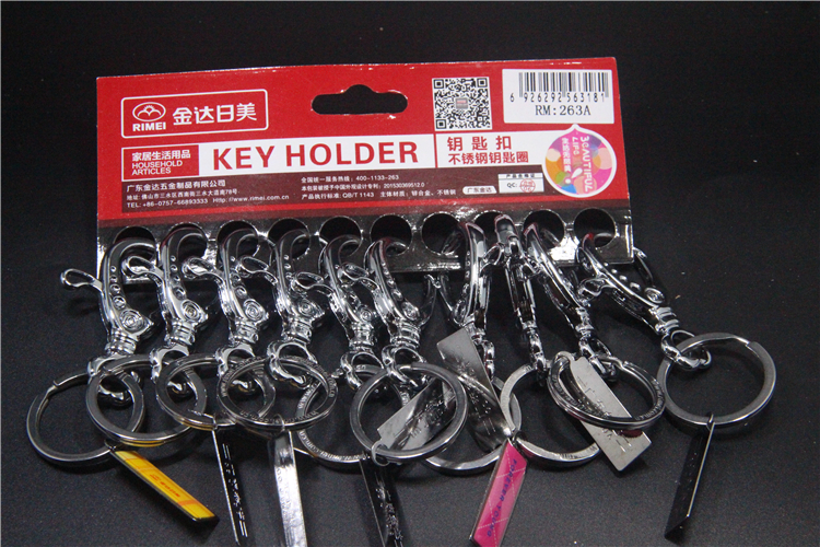 Japan-US stainless steel key buckle lock catch (whole plate 10 only) straight batch of boutiques stock source RM263A