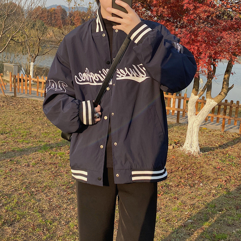 YYIYIYAYA STUDIOS NEW LETTER EMBROIDERY CASUAL LOOSE BASEBALL