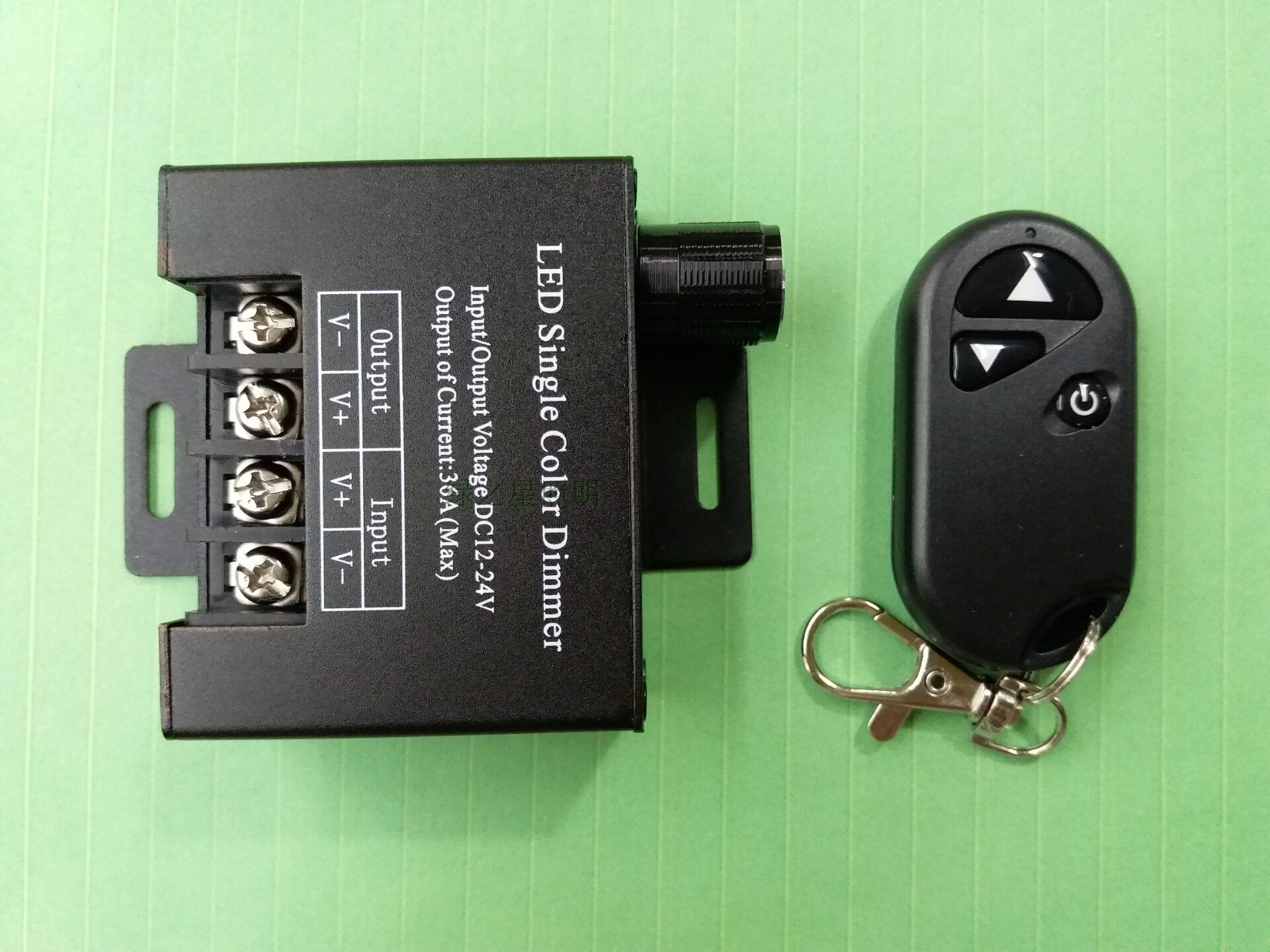 LED dimmer 12V luminous word diffuse reflection card cloth light with knob brightness adjuster 24V high power 36A