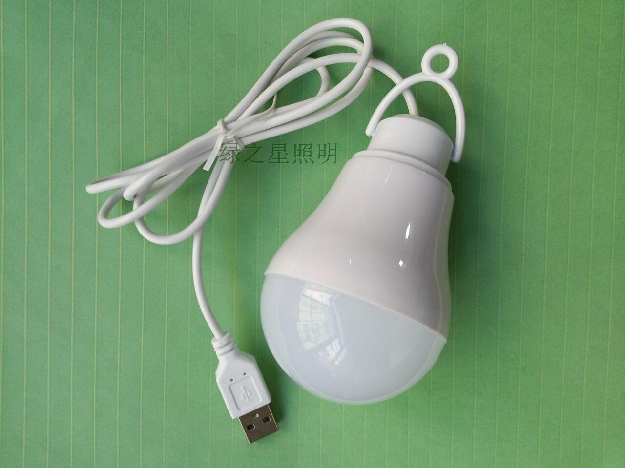 LED bulb USB interface 5V street stall night market light camping bulb super bright outdoor LED light night light