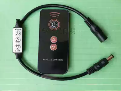 LED light with hard light bar single dimming switch 5V 12V 24V mini dimmer remote control button synchronization 6A