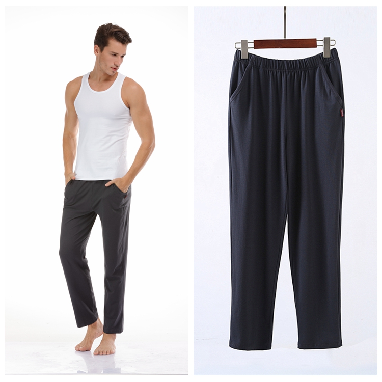 Yilan Lu quần nam nhà quần giản dị quần lỏng modal cotton ngủ quần thể thao nhà quần mỏng phần mùa hè do lot nam dep