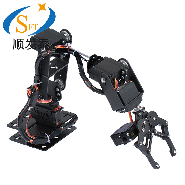 6 degrees of freedom mechanical arm manipulator robot teaching platform Multi-freedom manipulator claw MG996R