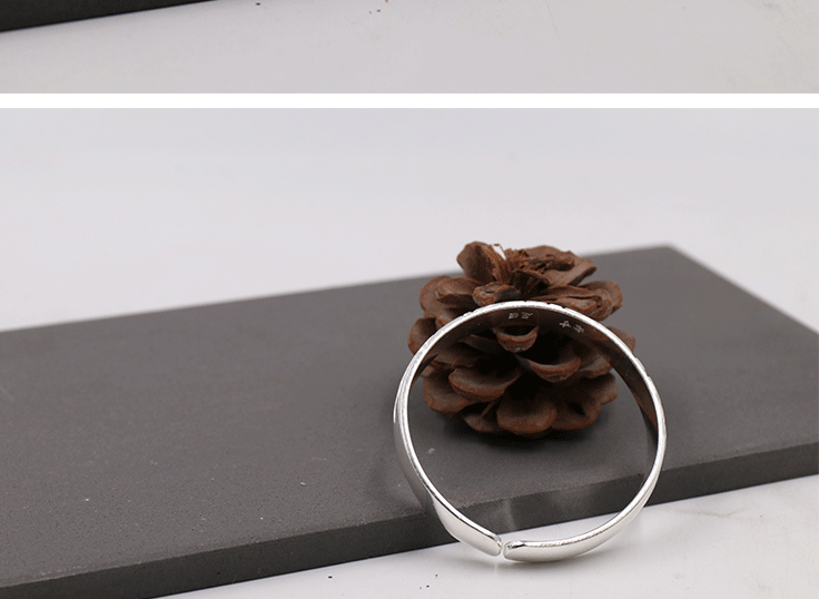 Vòng đeo tay mẹ Vân Nam Dali Bông tuyết Bạc Vòng đeo tay He Khánh Old Inch Bạc Cổ điển Hoa tốt lành Handmade Vòng tay bạc vòng tay đẹp