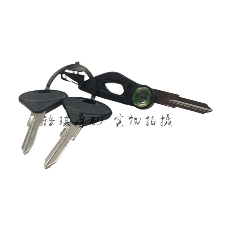 Suitable for Qianjiang accessories Huanglong BJ600 BJ300 folding silver blade key embryo lock embryo TRK502 750