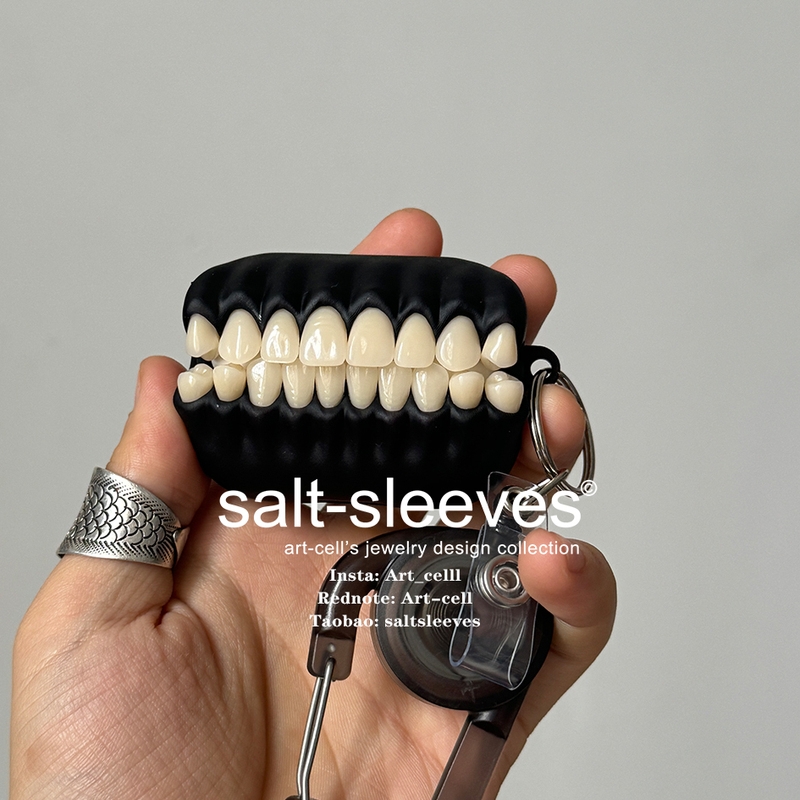 Genuine Original Braces-Style Earphone Case for AirPods Pro3, AirPods 1/2, Airpods4 Protective Case, AirPods Resin Hard Shell Earphone Case