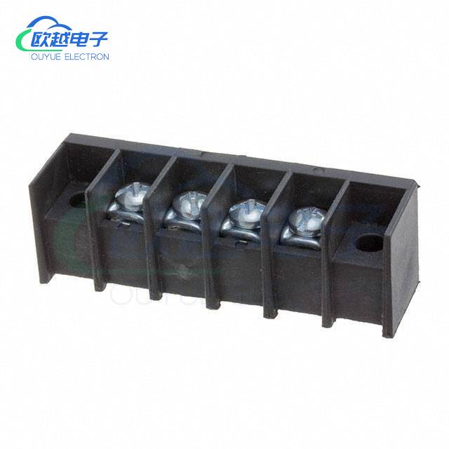 T37000-04-0 <CONN BARRIER STRIP 4CIRC 0375 >