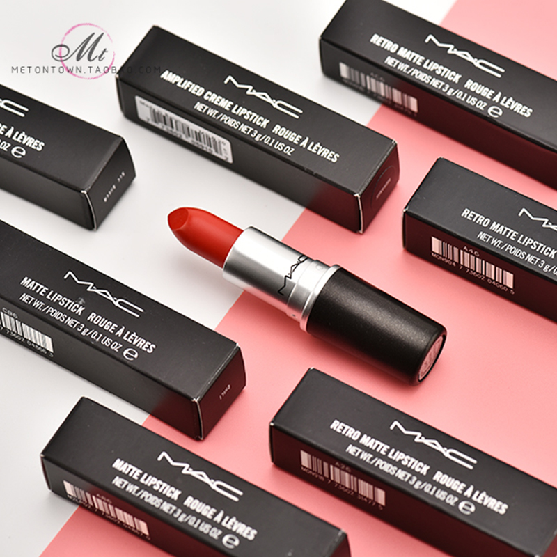 MAC魅可子弹头持久滋润口红小辣椒 rubywoo diva