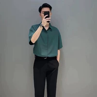 Зеленая рубашка