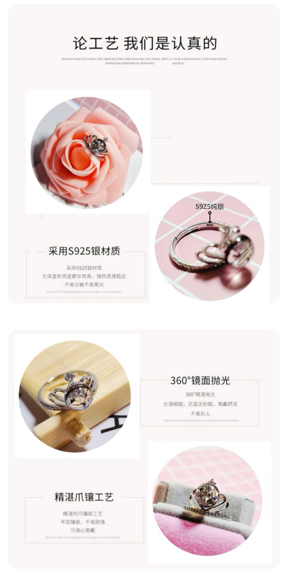 Em bé tóc em bé lưu niệm tự làm vòng cổ tự làm 925 sterling bạc em bé mặt dây chuyền nhẫn vật liệu gói - Quà lưu niệm cho bé / Sản phẩm cá nhân quà sinh nhật cho bé gái 7 tuổi