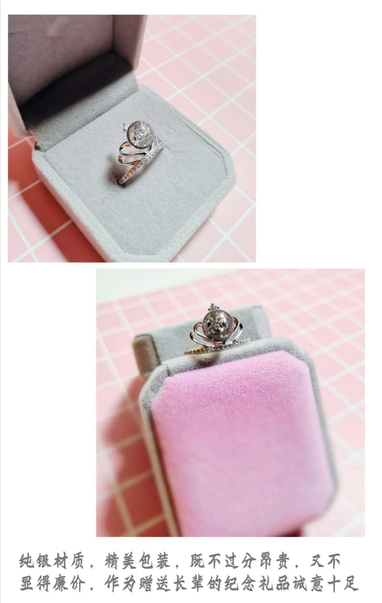 Em bé tóc em bé lưu niệm tự làm vòng cổ tự làm 925 sterling bạc em bé mặt dây chuyền nhẫn vật liệu gói - Quà lưu niệm cho bé / Sản phẩm cá nhân quà sinh nhật cho bé gái 7 tuổi