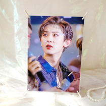 exo Park Chan-yeol with the same desktop display rack A4 photo easy-to-pull treasure singing should be customized around the periphery