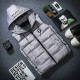 Mùa thu và mùa đông nam mới xuống áo vest cotton Thời trang Hàn Quốc đôi nam nữ vest nữ triều nam giản dị áo khoác vest các kiểu áo ghi lê nam