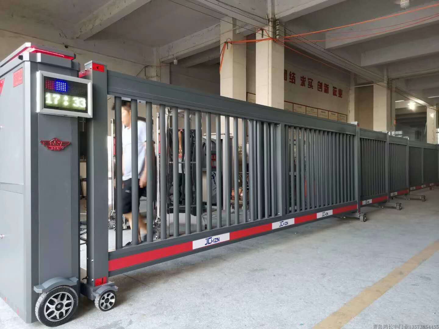 段滑门D705-段滑门-青岛鸿长丰门业有限公司