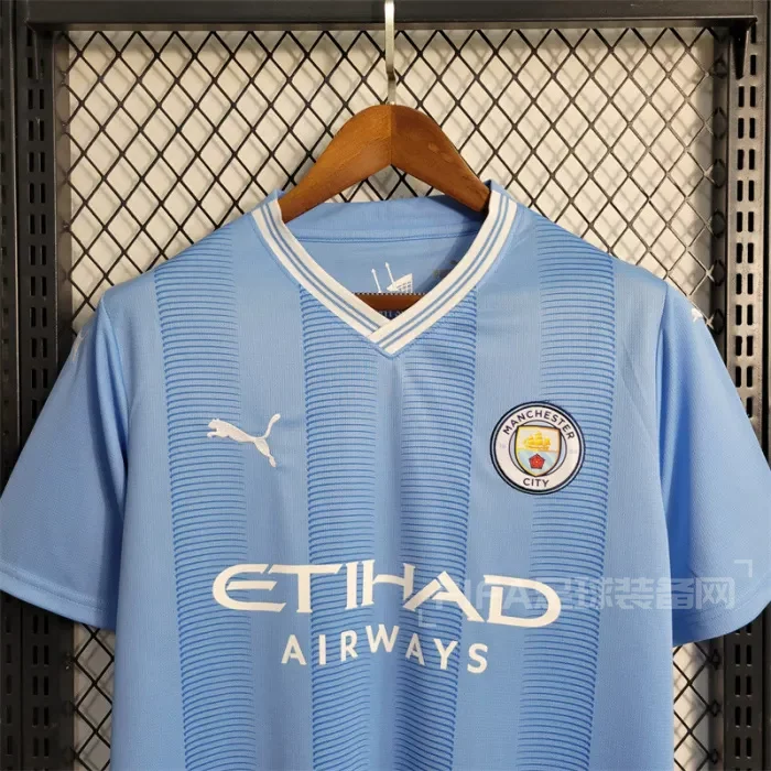 23-24 сезон Manchester City майка Деблайн домашняя Харланд фанатская версия Grallish детский набор