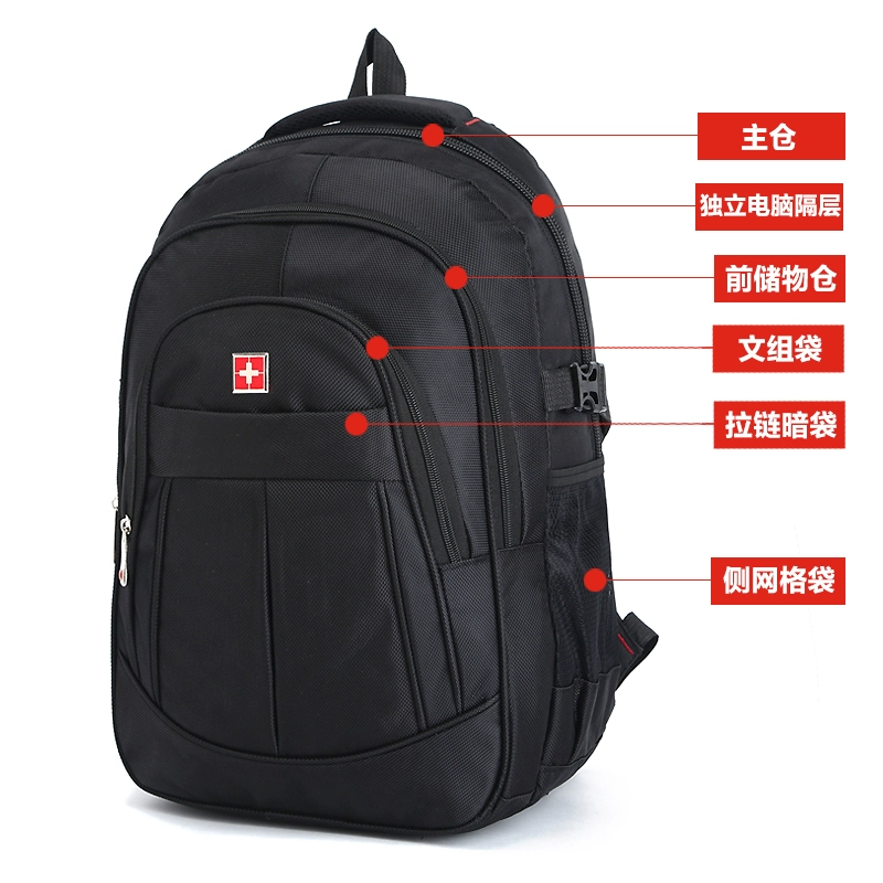 New Bucks Saber Shoulder Bag Đàn ông Ba lô Nữ Hàn Quốc Tide Túi máy tính Trường trung học Túi sinh viên Giải trí Túi du lịch