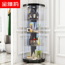 Corner cabinet corner corner cabinet living room corner triangle fan corner wine cabinet restaurant locker modern simple cabinet