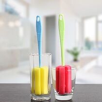 Hot sale creative cleaning utensils sponge cleaning long handle Cup brush professional cleaning brush bottle brush kettle brush