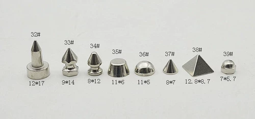 Металлическая пуля с аксессуарами, в стиле панк, DIY