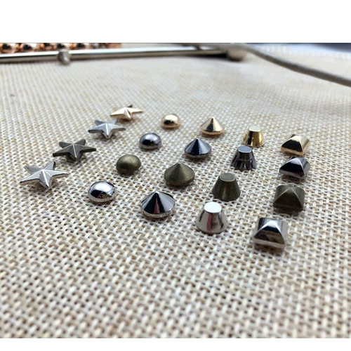 Металлическая пирамида с аксессуарами, DIY, в стиле панк