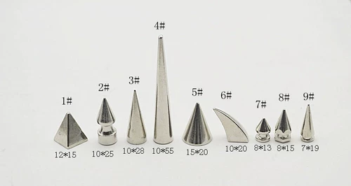 Металлическая пуля с аксессуарами, в стиле панк, DIY