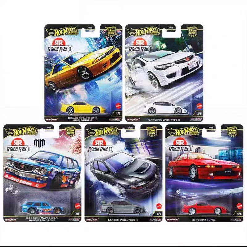 Hot Wheels Car Culture Garden Avenue Hotwheels Timeless Classics Ferrari Ronin Fast Run 2 Set