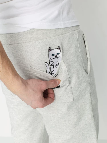 Jianggou продает только оригинальные спортивные штаны RIPNDIP PEEKING NERM SEATPANT с вышивкой кота на средний палец