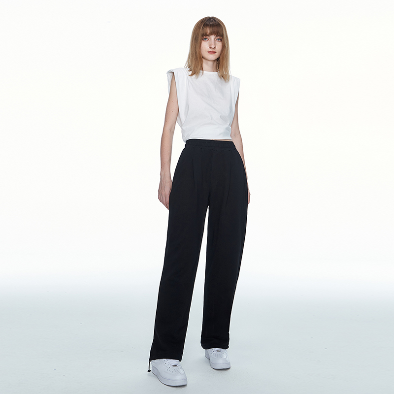 MADE NOTHING (formerly 19Club) original European and American high waist loose and thin drawstring sweatpants sports pants women