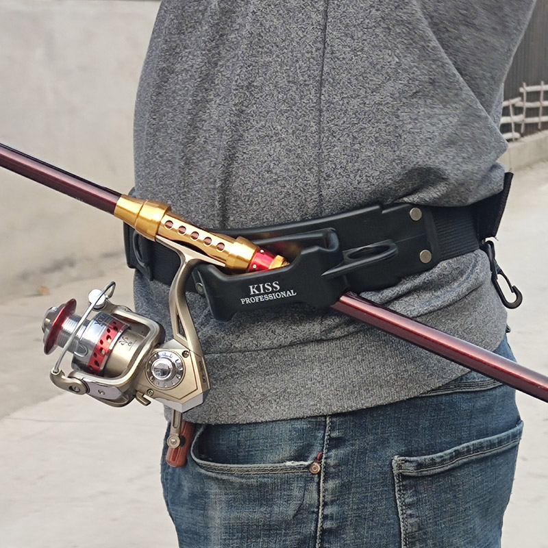 Portable Sea Fishing Rod Holder Portable Rod Inserter Luya Fishing Rod Holder Belt Rocky Fishing Rod Seat Belly Fishing Equipment