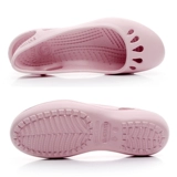 Легкие нескользящие летние тапочки в стиле Crocs, босоножки на плоской подошве, обувь для медсестер, пляжная обувь, закрытый носок, размер