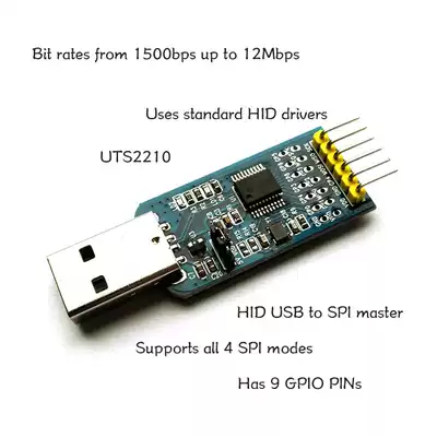 UsenDz @ UTS2210 USB to SPI SPI Master HID device MCP2210 New version