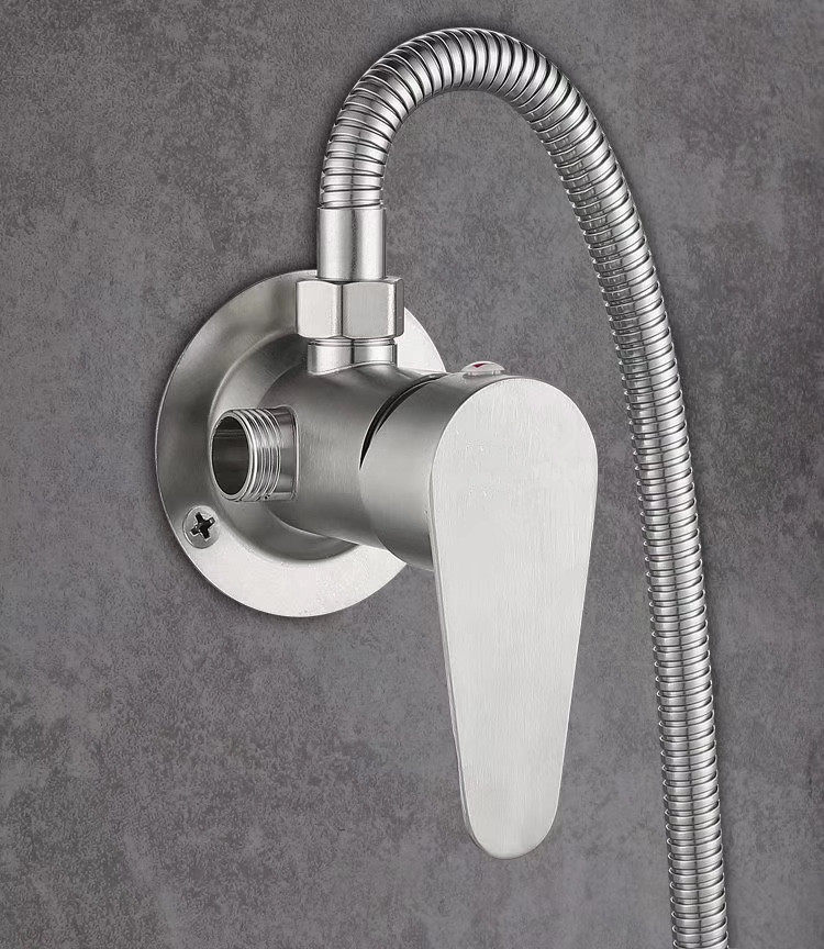 304 stainless steel exposed mixing valve, hot and cold shower head set, faucet, electric water heater, solar switch Specification drawing