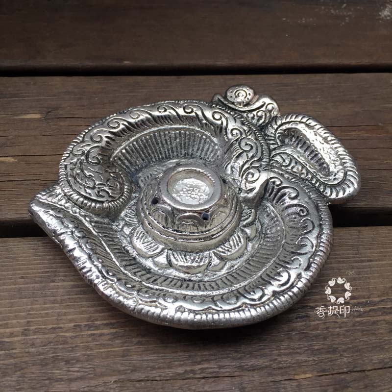 hương vòng đuổi muỗi Ấn Độ Nepal nhập khẩu hương thơm Tây Tạng bạc cuộn hương giữ hương nhang dòng nhang trầm hương sử dụng hai tầng hương nghệ thuật - Sản phẩm hương liệu đeo vòng trầm hương