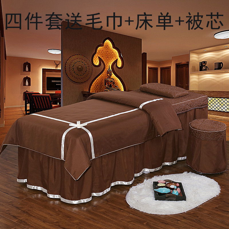 vẻ đẹp cao cấp bedspread denim miễn phí vận chuyển mô hình chung của chăm sóc sắc đẹp massage bedspread chăn mới rắn mục vụ - Trang bị tấm bộ ga giường spa