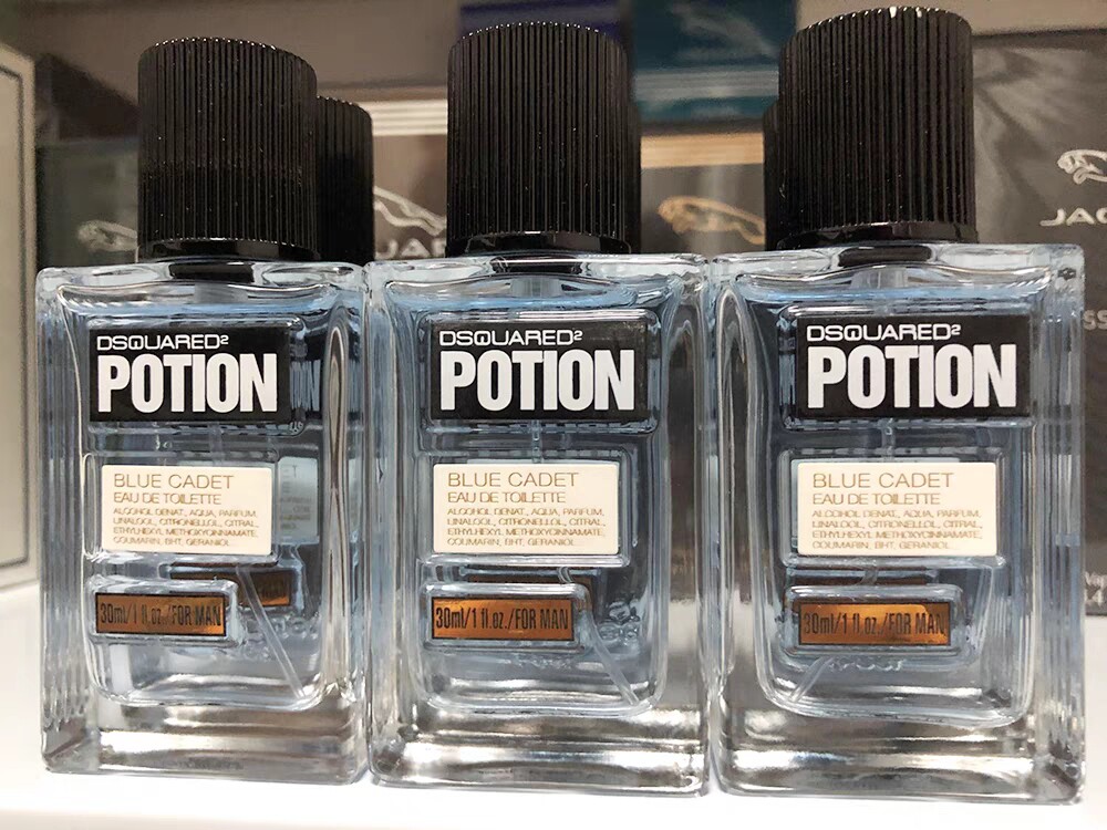 现货意大利DSQUARED2 POTION Blue Cadet D二次方军蓝淡香水100ml真的